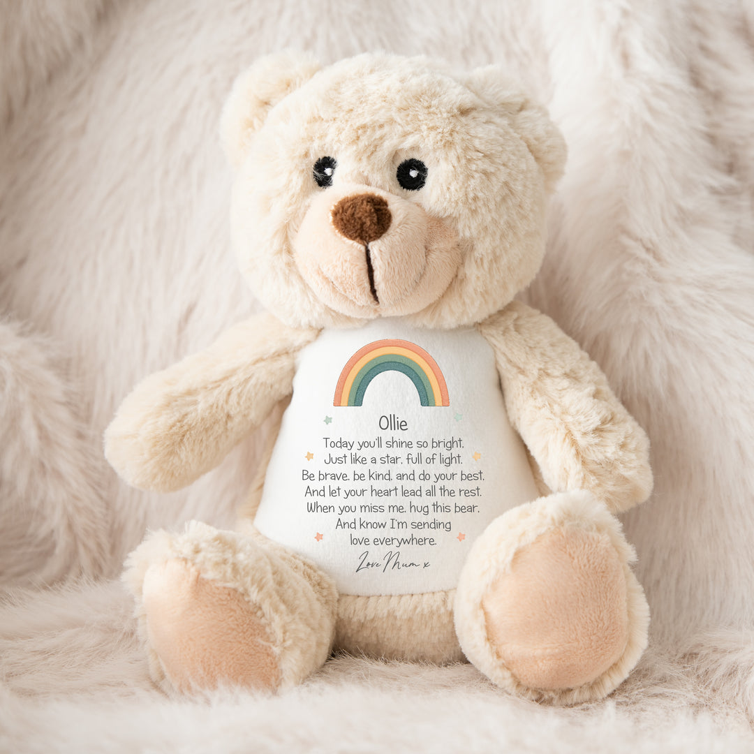 Personalised First Day Of School Teddy