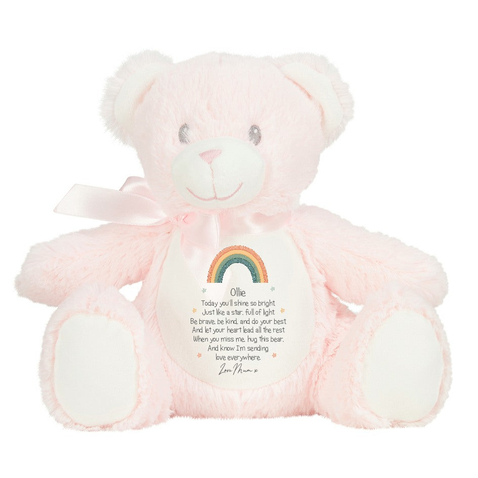 Personalised First Day Of School Teddy