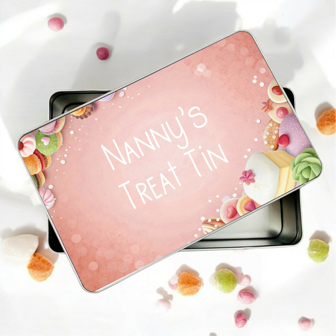Nanny's Treat Tin – Personalised Gift for Her