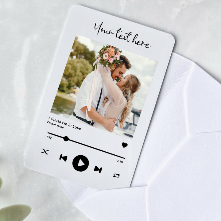 Couple Photo Card - For Bride & Groom