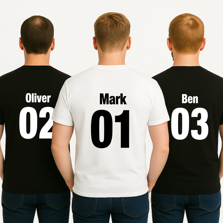 Personalised Team Groom Stag Do T-Shirts