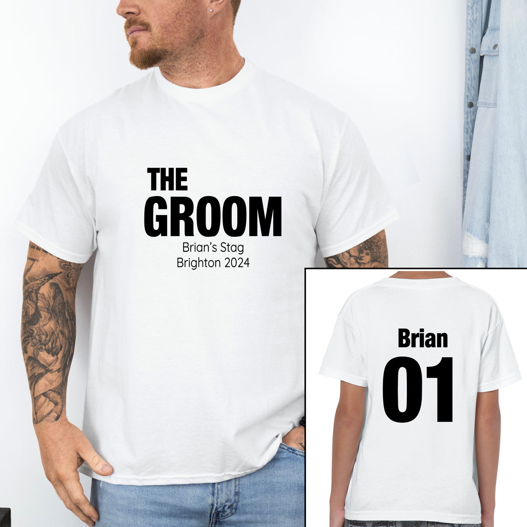 Personalised Team Groom Stag Do T-Shirts