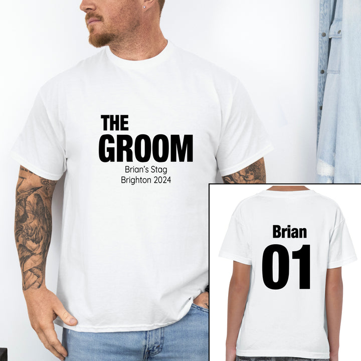 Personalised Team Groom Stag Do T-Shirts