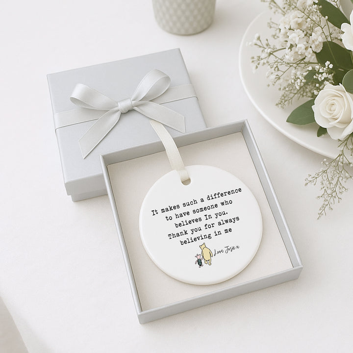 Personalised Teacher Keepsake Ornament