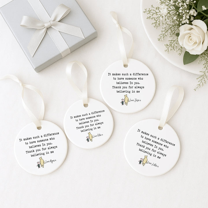Personalised Teacher Keepsake Ornament