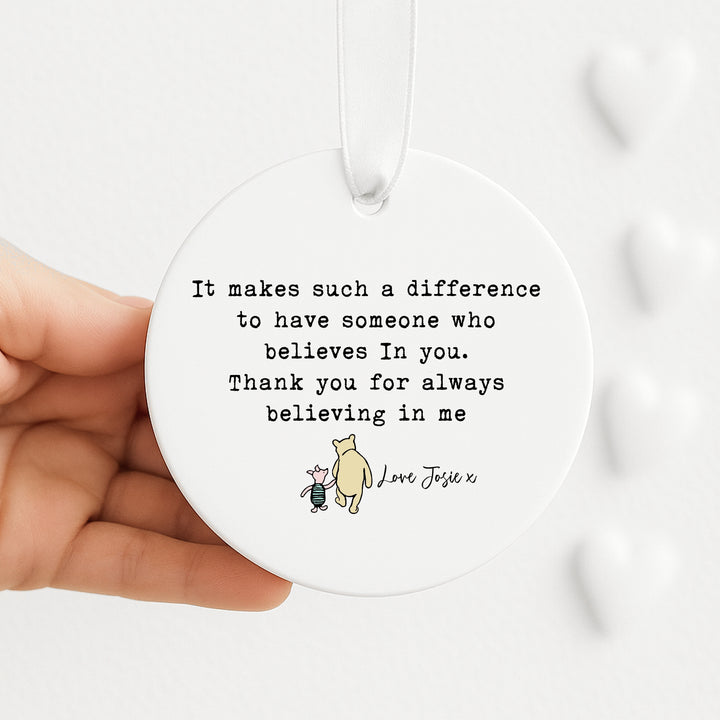 Personalised Teacher Keepsake Ornament