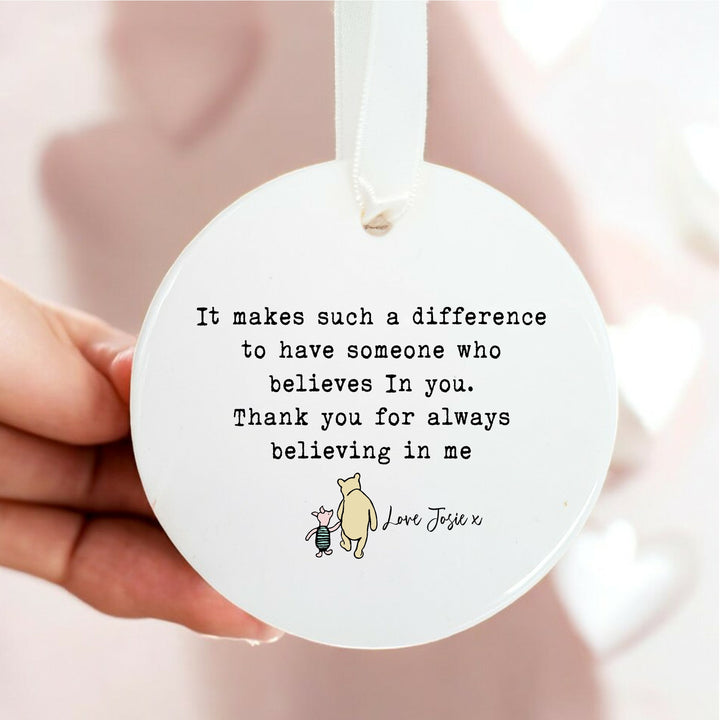 Personalised Teacher Keepsake Ornament