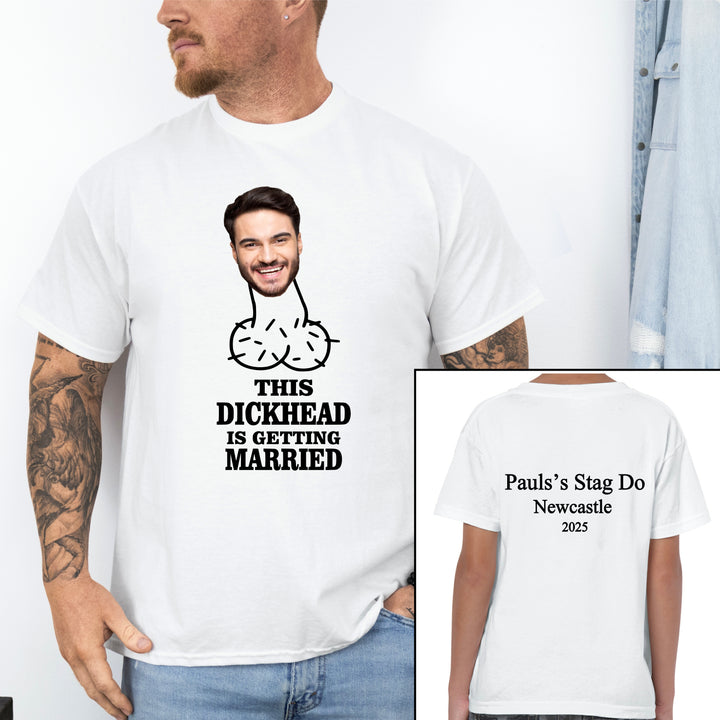 Personalised Team Groom Stag Do Photo T-Shirts