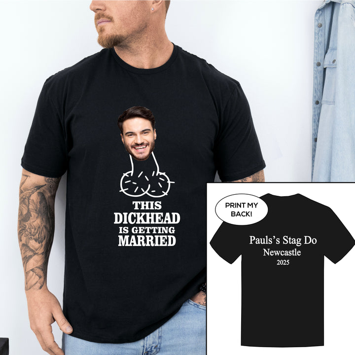 Personalised Team Groom Stag Do Photo T-Shirts