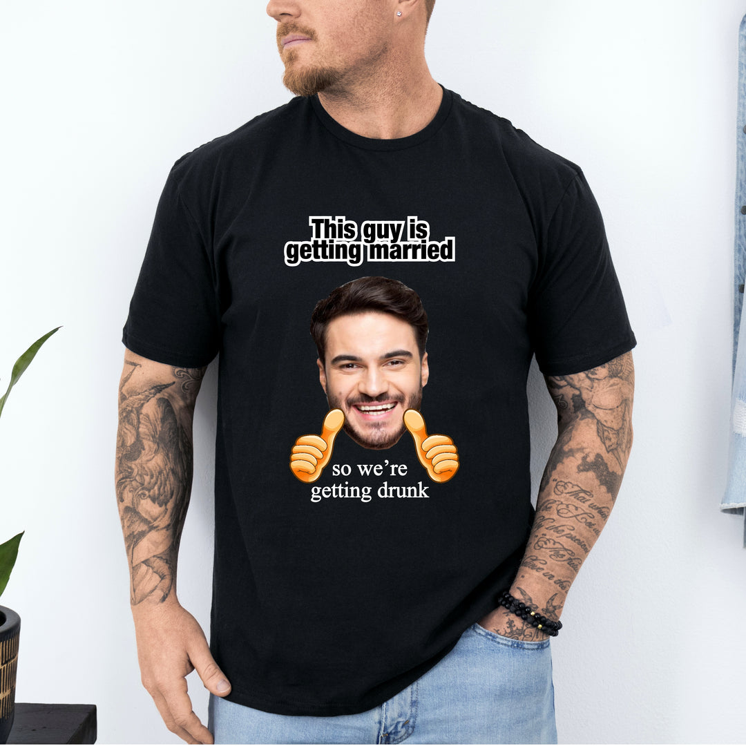 Personalised Team Groom Stag Do Photo T-Shirts