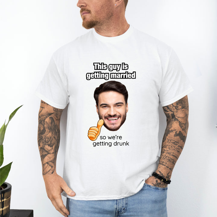 Personalised Team Groom Stag Do Photo T-Shirts