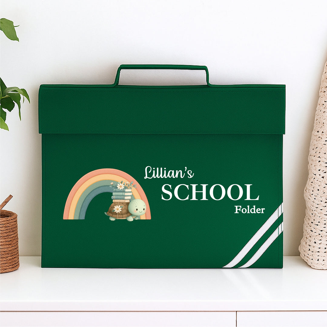 Personalised School Book Bag Folder