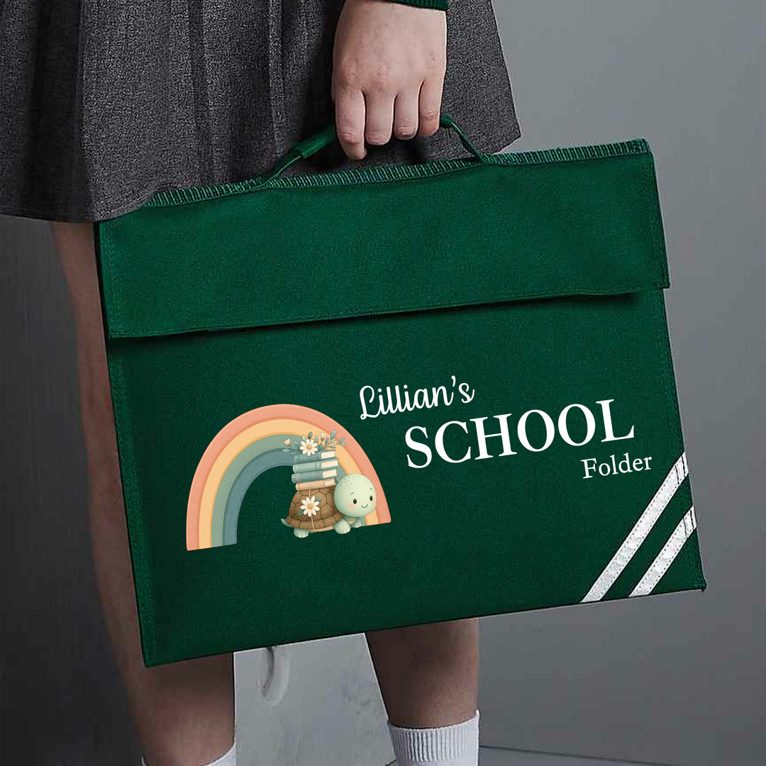 Personalised School Book Bag Folder