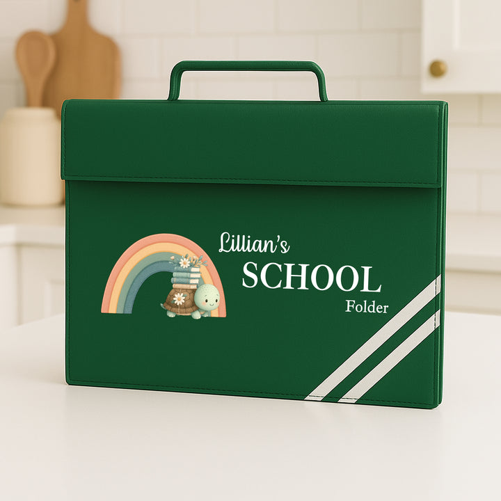 Personalised School Book Bag Folder