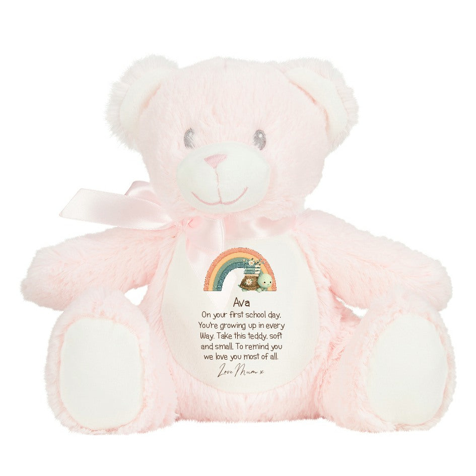 Personalised First Day Of School Teddy