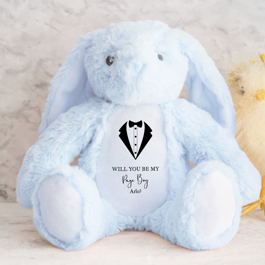Personalised Page Boy Tie Teddy/Bunny