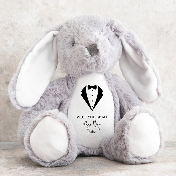Personalised Page Boy Tie Teddy/Bunny