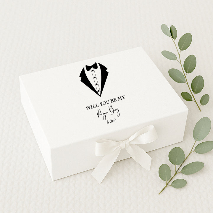 Personalised Page Boy Gift Box