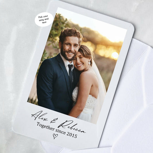 Personalised Together Since Photo Wallet Card