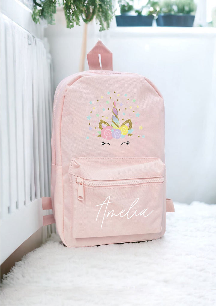 Personalised Toddler Unicorn Backpack