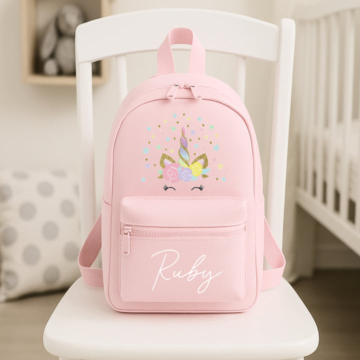 Personalised Toddler Unicorn Backpack