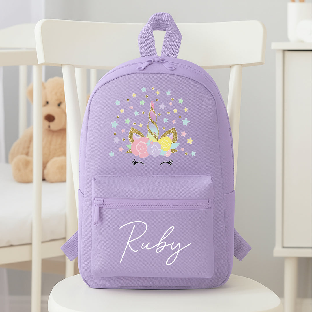 Personalised Toddler Unicorn Backpack