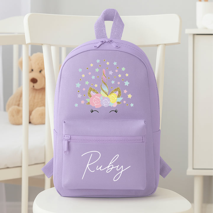 Personalised Toddler Unicorn Backpack