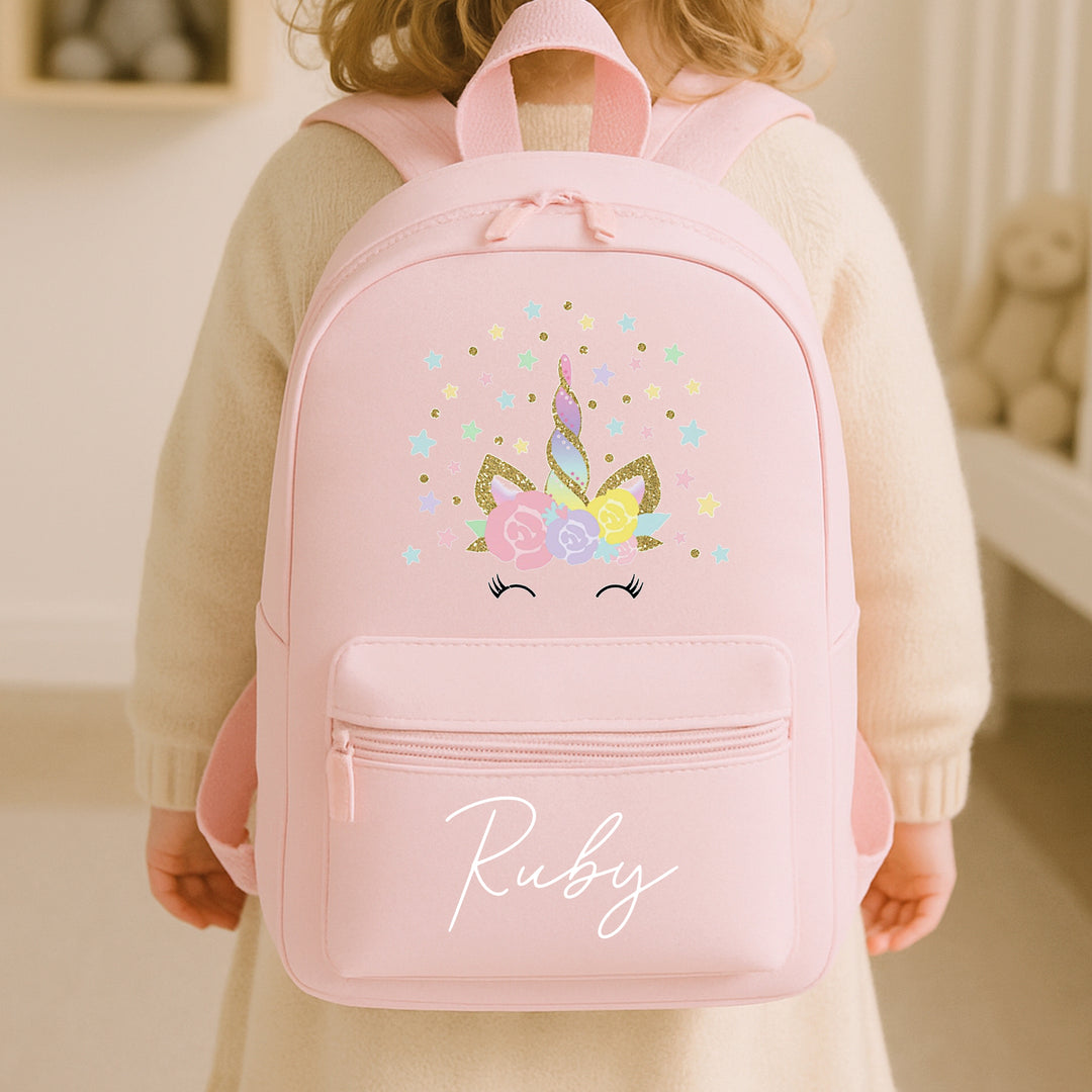 Personalised Toddler Unicorn Backpack