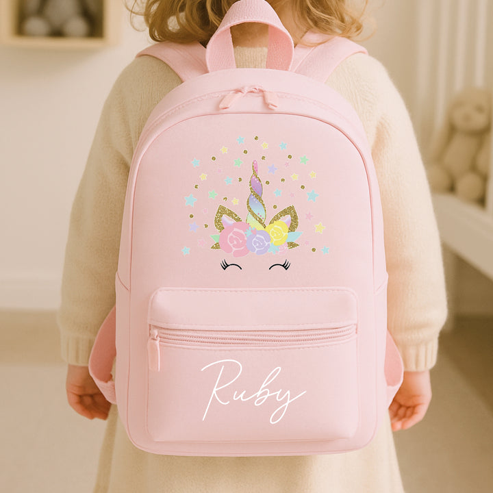Personalised Toddler Unicorn Backpack