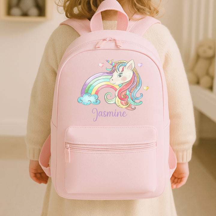Personalised Toddler Unicorn Backpack