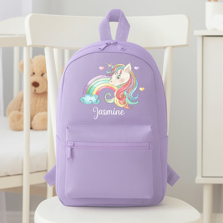 Personalised Toddler Unicorn Backpack