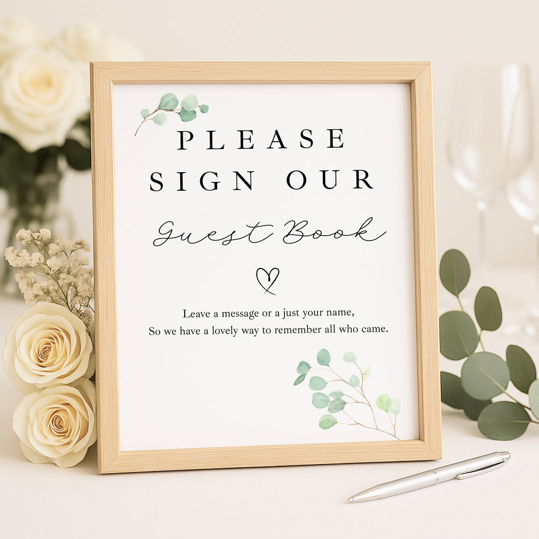 Personalised Wedding Guest Book