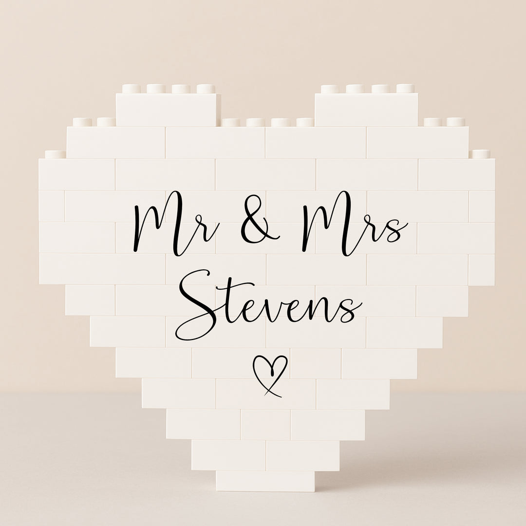 Wedding Date Photo Building Blocks