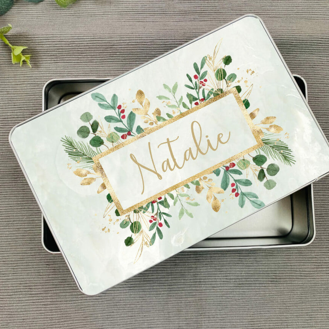 Christmas Tin – Personalised Gift for Her