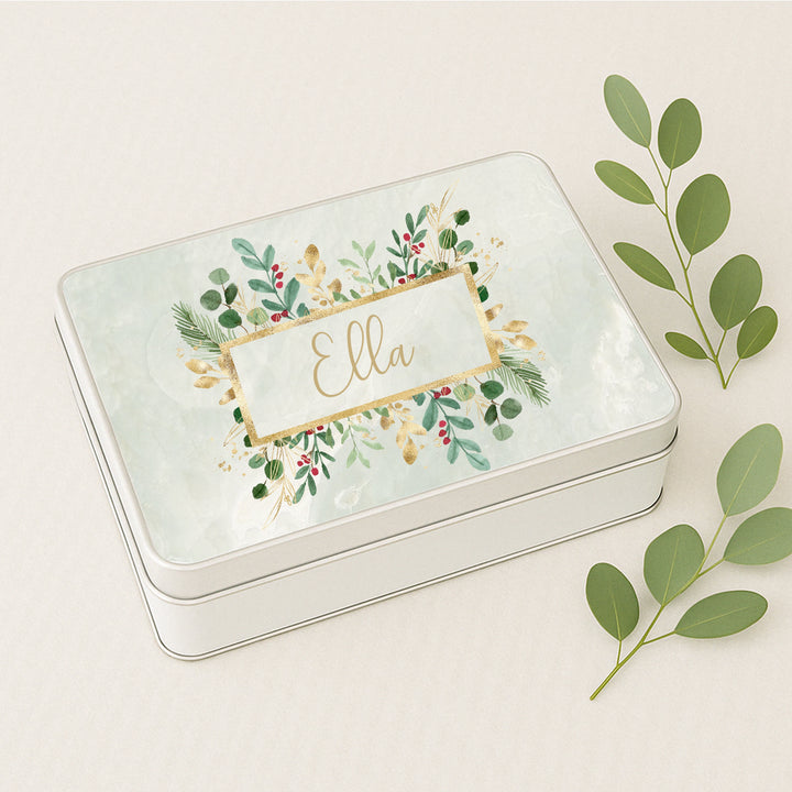 Christmas Tin – Personalised Gift for Her
