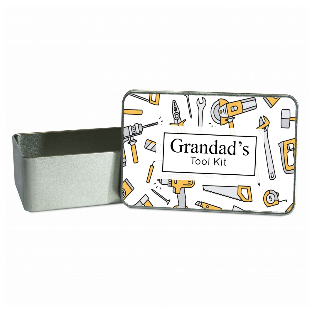 Dad’s Man Tin – Personalised Gift for Him