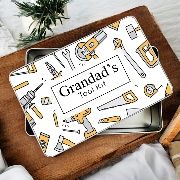 Dad’s Man Tin – Personalised Gift for Him