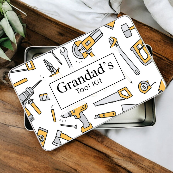 Dad’s Man Tin – Personalised Gift for Him