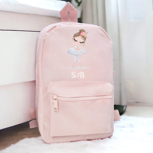 Personalised Ballerina Backpack