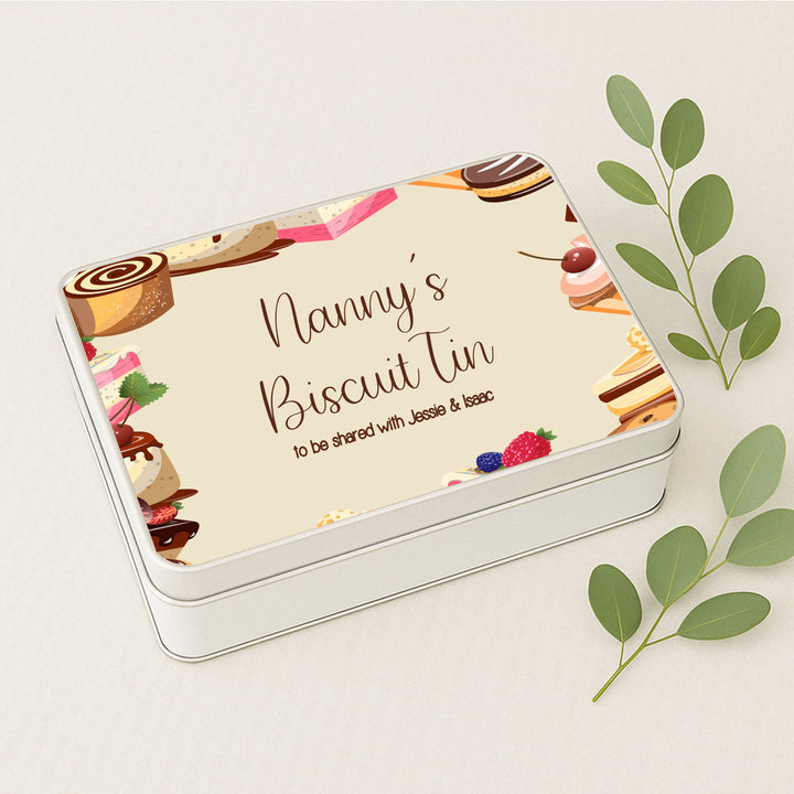 Nanny's Biscuit Tin– Personalised Gift for Her