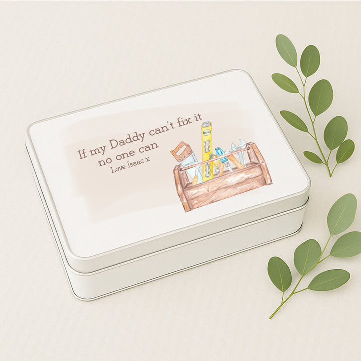 Dad’s Man Tin – Personalised Gift for Him