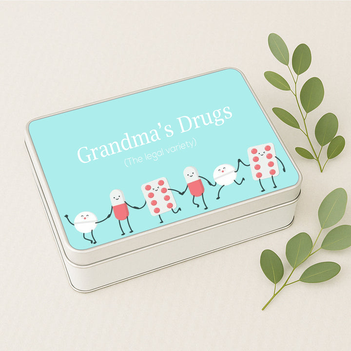 Medication Tin – Personalised Gift for Her