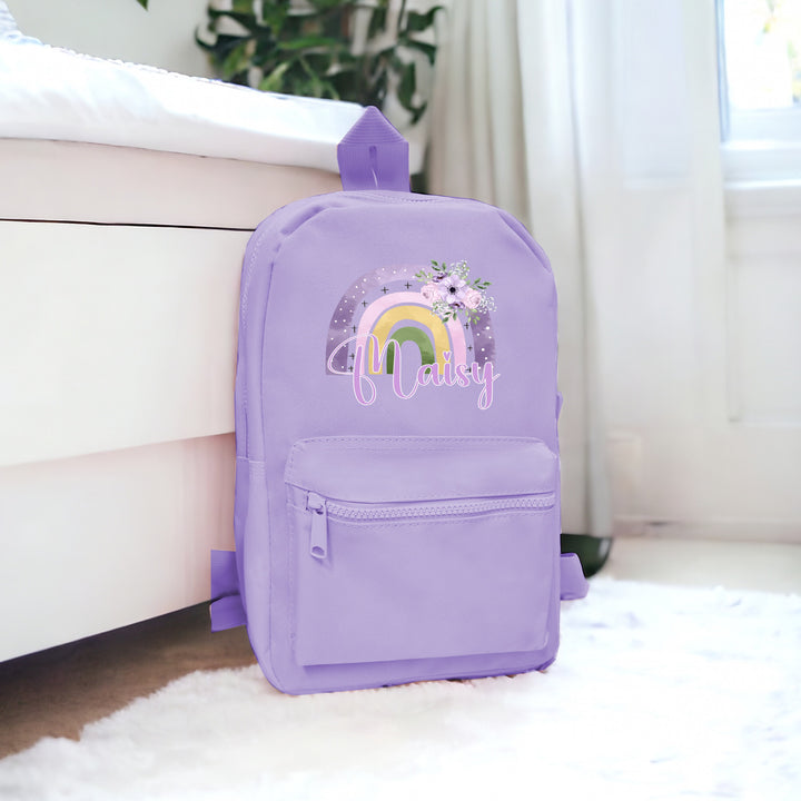 Personalised Toddler Rainbow Backpack